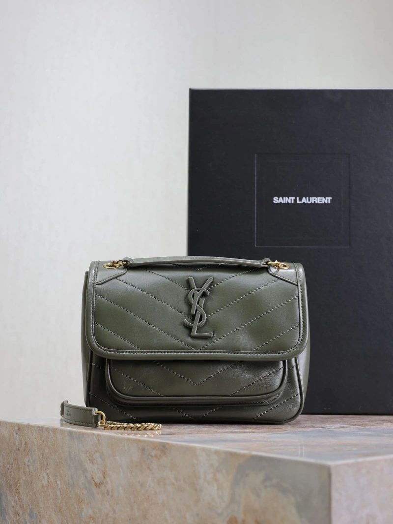 YSL Top Handle Bags 4113A-0100