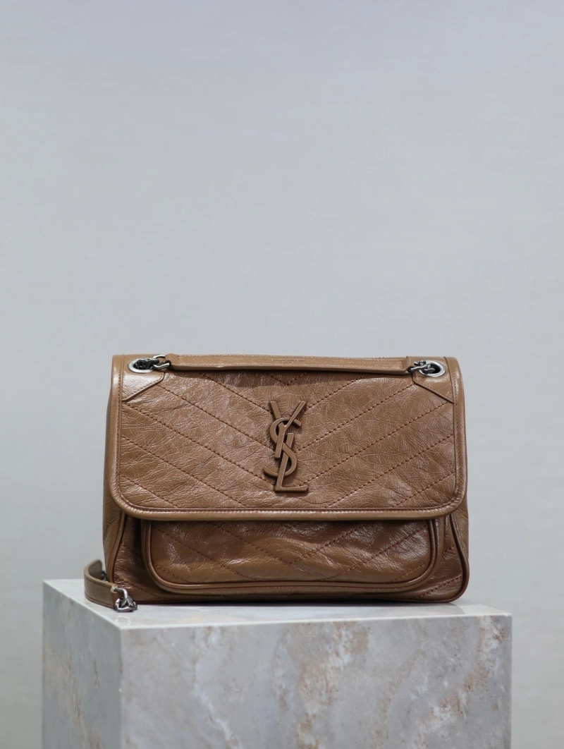 YSL Satchel Bags 4113G-0130