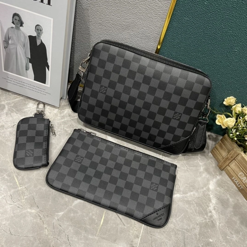 LV Satchel bags 4233H-1856