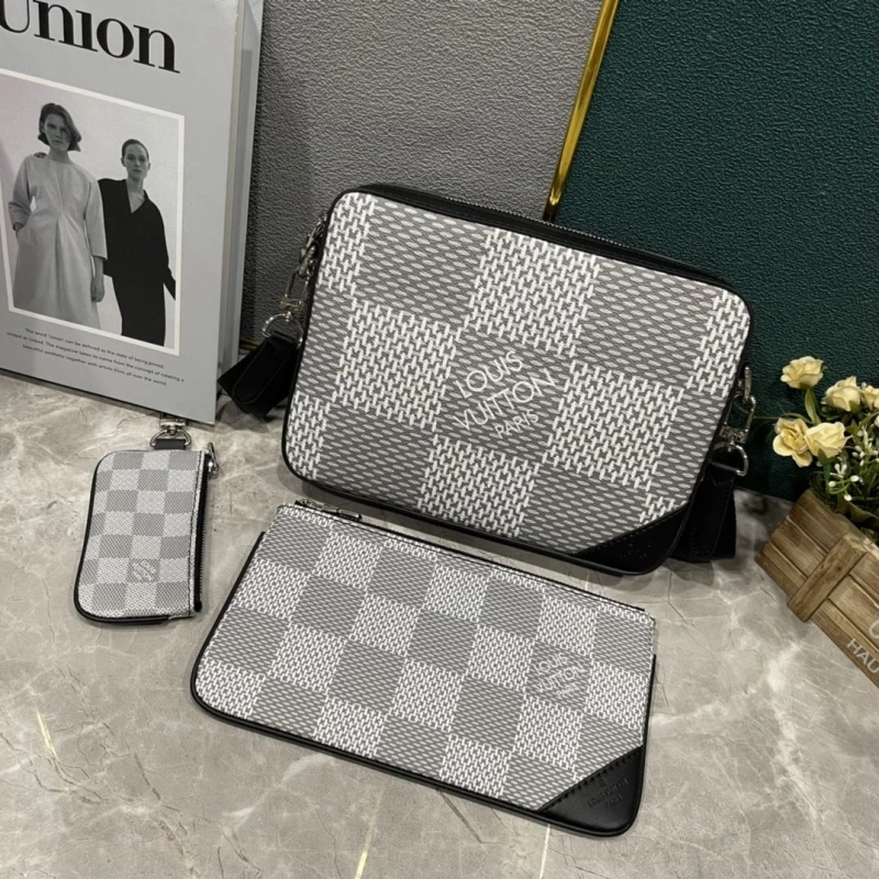 LV Satchel bags 4233H-1858