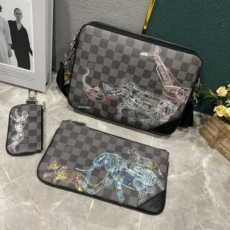 LV Satchel bags 4233H-1874